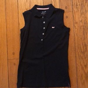 Vineyard Vines Sleeveless Navy Polo